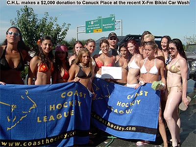 X-FM Bikini Car Wash Girls